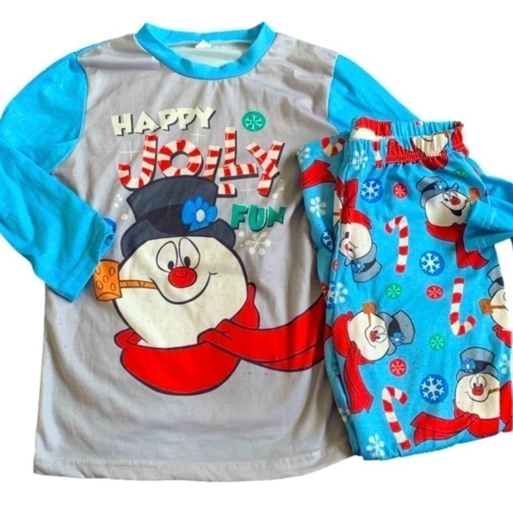 Happy Jolly Fun Frosty The Snowman Pajama Set Size XXL
